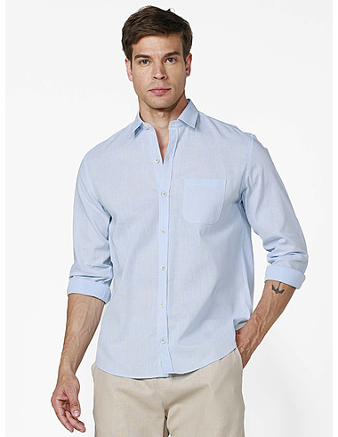 imagem de  Camisa linho ischia  Azul Claro