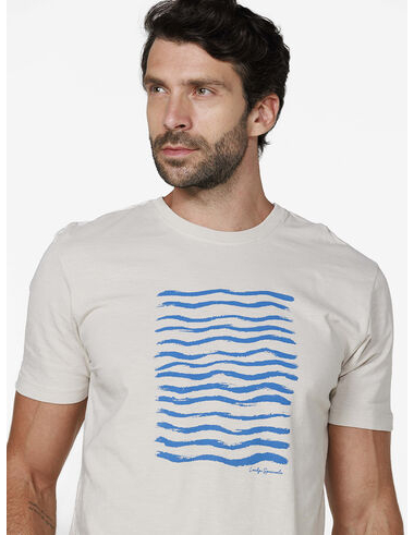 imagem de  T-shirt Silk Waves Areia