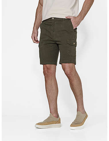 imagem de Bermuda Cargo Ripstop Verde Musgo