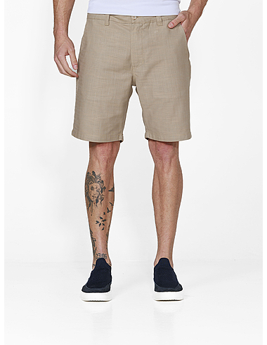 imagem de Bermuda Chino Dobby Slub  Kaki