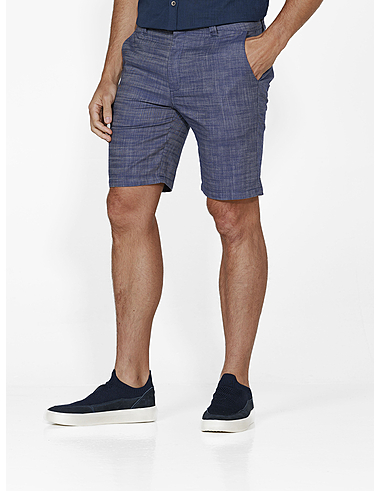 imagem de Bermuda Chino Dobby Slub  Marinho