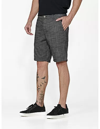 imagem de Bermuda Chino Dobby Slub  Preto