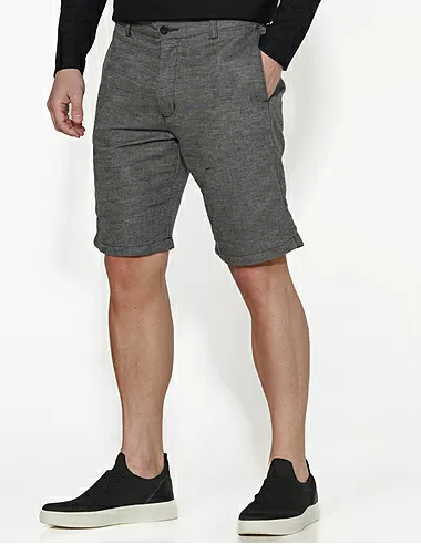 imagem de Bermuda Chino Linen Cruise Preto
