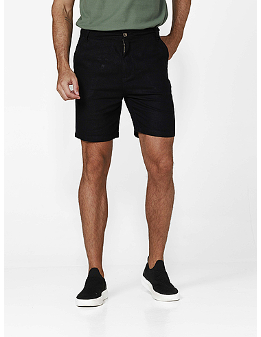 imagem de Bermuda Chino Linho Caribe  Preto