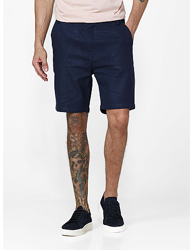 imagem de Bermuda Chino Linho San Marino Marinho