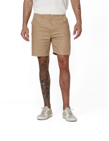 imagem de Bermuda Chino Linho Solaris Caramelo