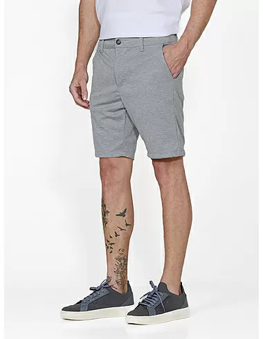 imagem de Bermuda Chino Ponto Roma Cinza Mescla