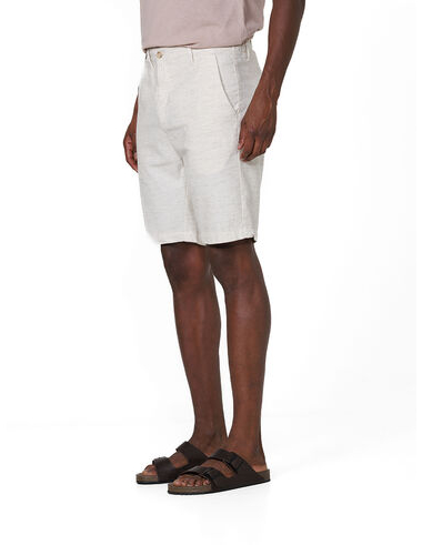 imagem de Bermuda Chino Relax Linen Flamê Natural