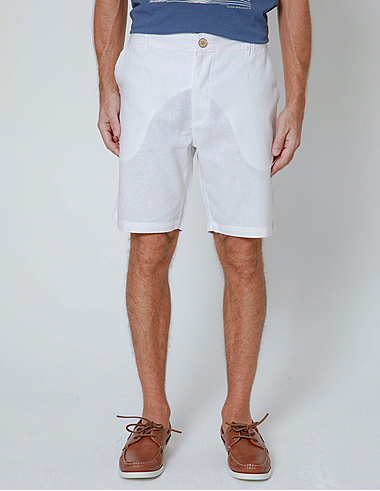 imagem de Bermuda Linho Veraneio Branco