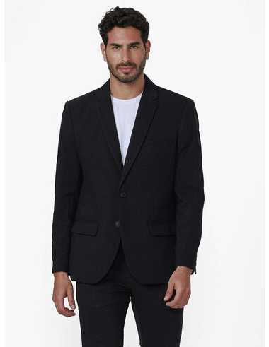 imagem de Blazer Alfaiataria Flex Span Preto