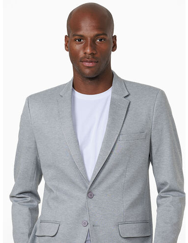 imagem de Blazer Alfaiataria Ponto Roma Cinza Mescla