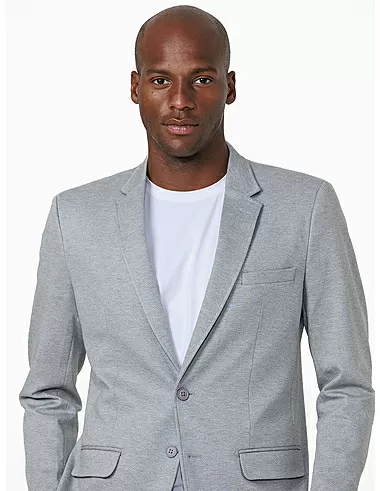 imagem de Blazer Alfaiataria Ponto Roma Cinza Mescla