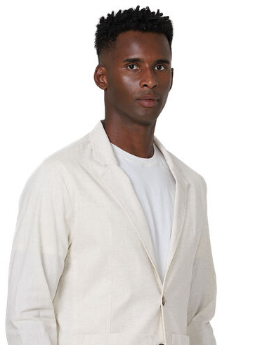 imagem de Blazer Casual Linho Span  Natural