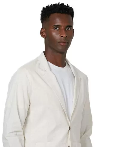 imagem de Blazer Casual Linho Span  Natural