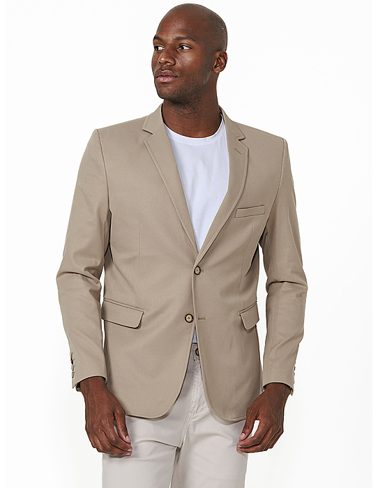 imagem de Blazer Dobby Flex Cotton Touch Kaki