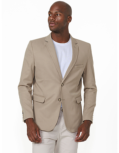 imagem de Blazer Dobby Flex Cotton Touch Kaki