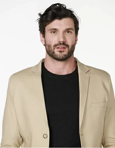 imagem de Blazer Linho Caribe Kaki