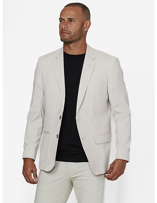 imagem de Blazer Melange Span II Areia Mescla