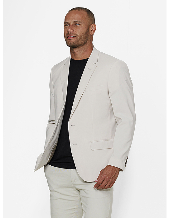 imagem de Blazer Melange Span II Areia Mescla