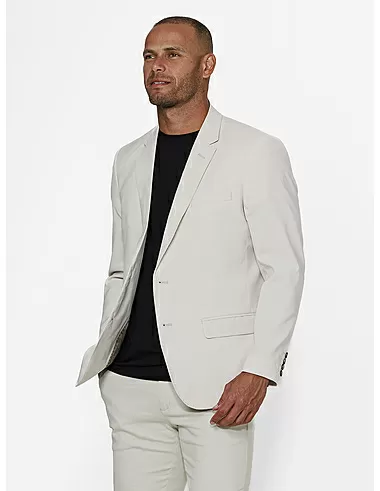 imagem de Blazer Melange Span II Areia Mescla