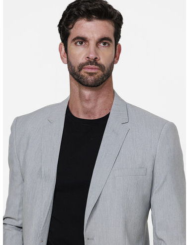 imagem de Blazer Melange Span II Cinza Mescla