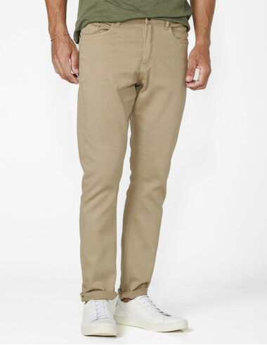 imagem de Calça 5 Pockets Moletom Smart Khaki Savannah