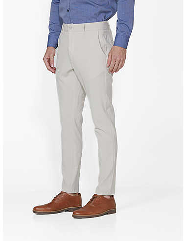 imagem de Calça Alfaiataria Melange Span Areia