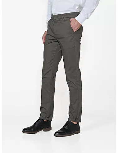 imagem de Cal�a Chino Alfaiataria New Chumbo