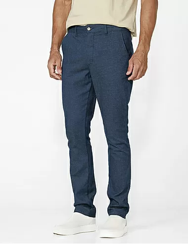 imagem de Cal�a Chino Mescla Flex Marinho