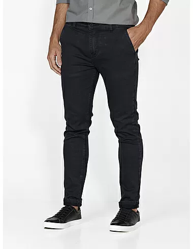imagem de Cala Jeans Chino Black