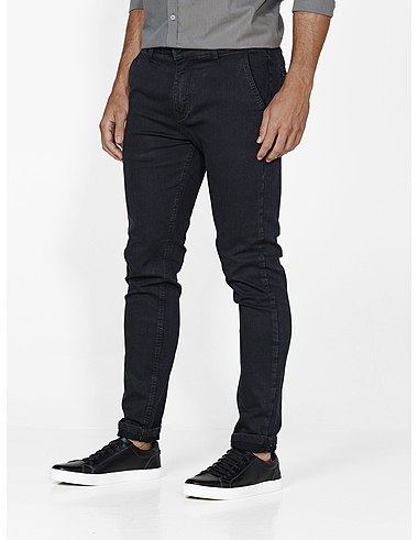 imagem de Calça Jeans Chino Black Preto