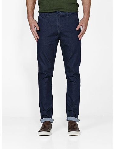 imagem de Cal�a Jeans Chino �ndigo