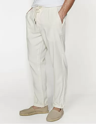 imagem de Cal�a Linho Arubinha Off White