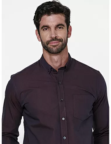 imagem de Camisa Chambray Orne Vinho