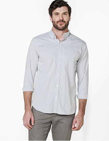 imagem de Camisa Chambray Taranto Cinza