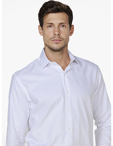 imagem de Camisa Dobby Chevron Branco