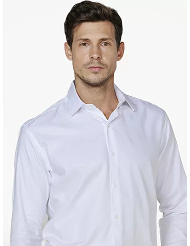 imagem de Camisa Dobby Chevron Branco