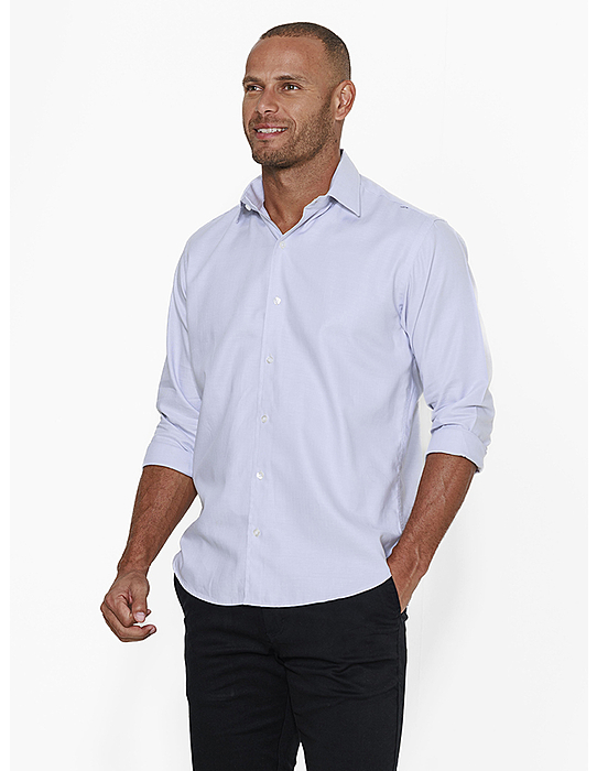 imagem de Camisa Dobby Chevron Cinza Prata