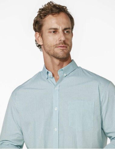 imagem de Camisa Grid Colors VerdeCl./Petróleo