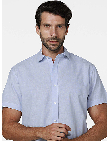 imagem de Camisa Linho Torca Azul Claro