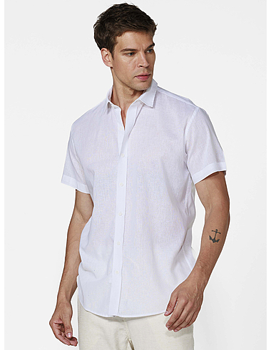 imagem de Camisa Linho Torca Branco