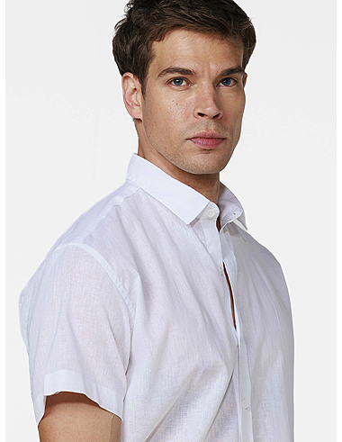 imagem de Camisa Linho Torca Branco