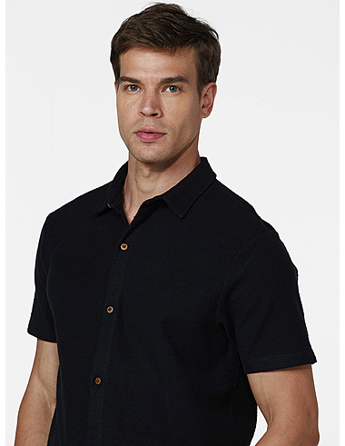 imagem de Camisa Malhão Palmeira Preto