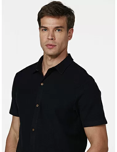 imagem de Camisa Malho Palmeira Preto