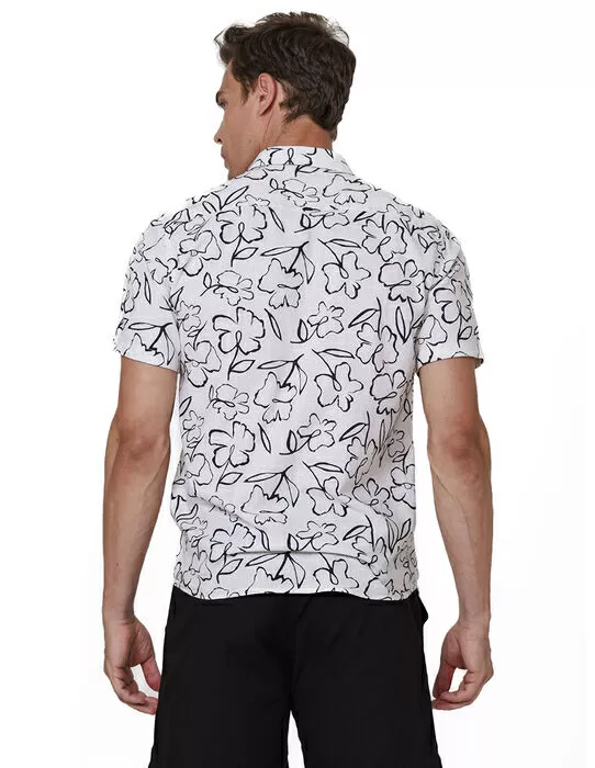 imagem do produto Camisa Manga Curta Flores