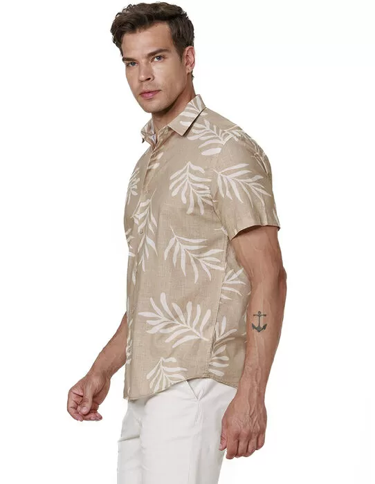 imagem do produto Camisa Manga Curta Folhas