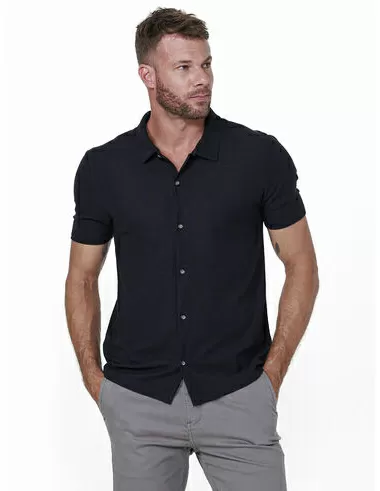 imagem de Camisa Manga Curta Malha Tricot IN