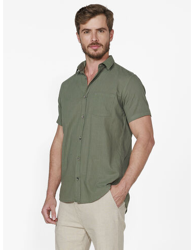 imagem de Camisa Manga Curta Slub Mallard