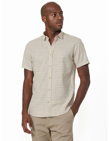 imagem de Camisa Manga Curta Slub Maresia Areia