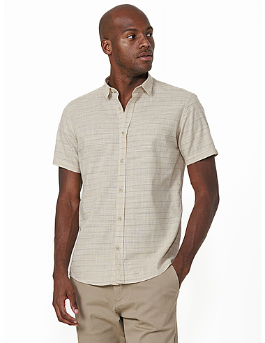 imagem de Camisa Manga Curta Slub Maresia Areia